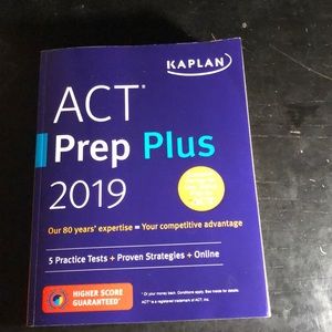 KAPLAN ACT Prep Plus 2019